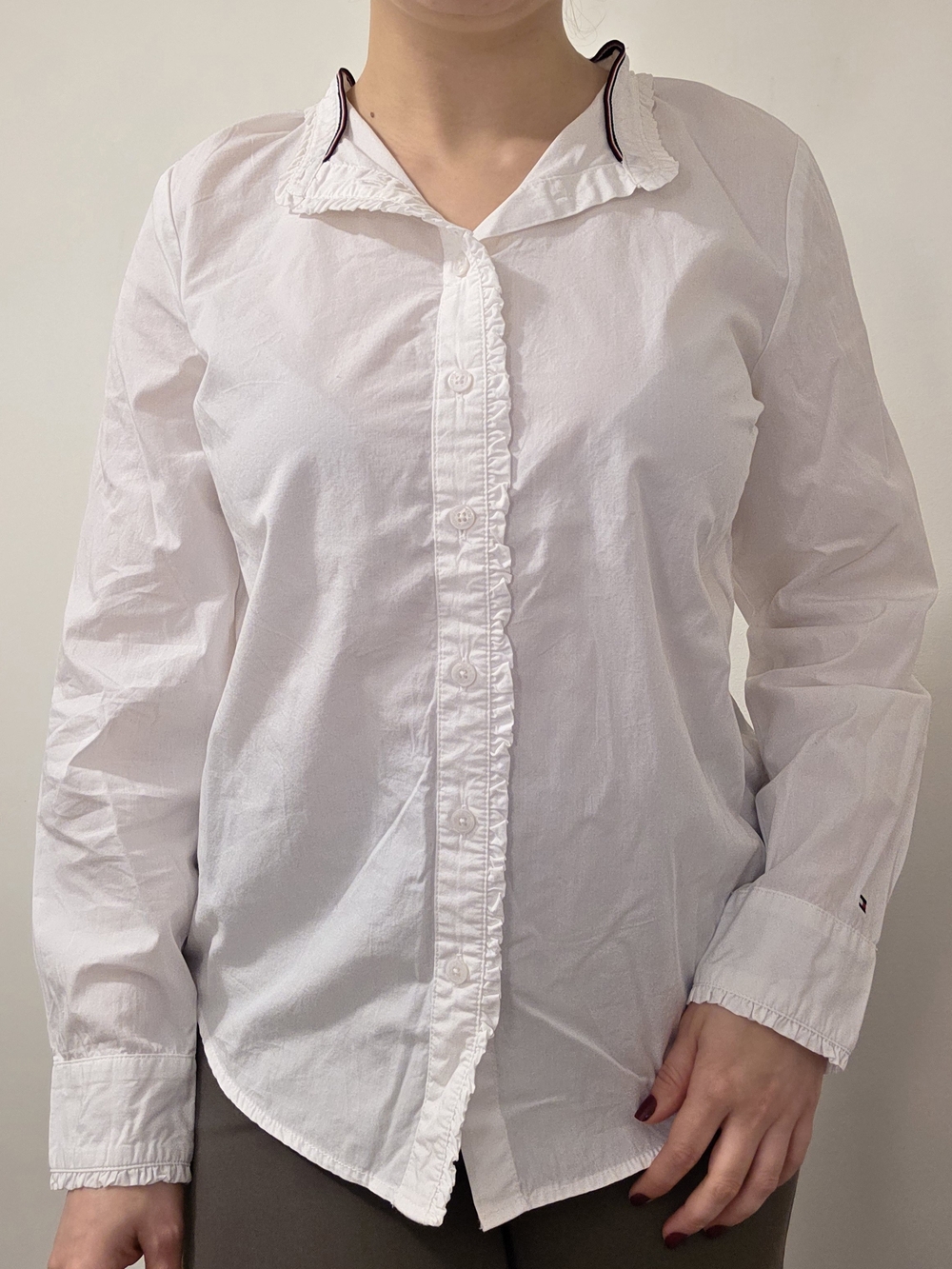 Classic White Button-Down Shirt - Women
